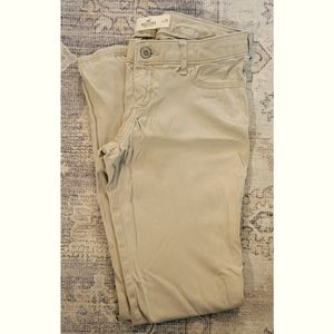 Khaki Hollister Skinny Jeans
